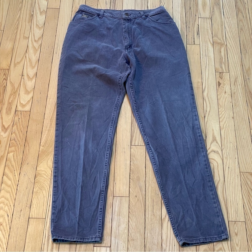 Wrangler Vintage 80's High Waisted Mom Jeans Faded Lavender‎ sz 14 Made in USA